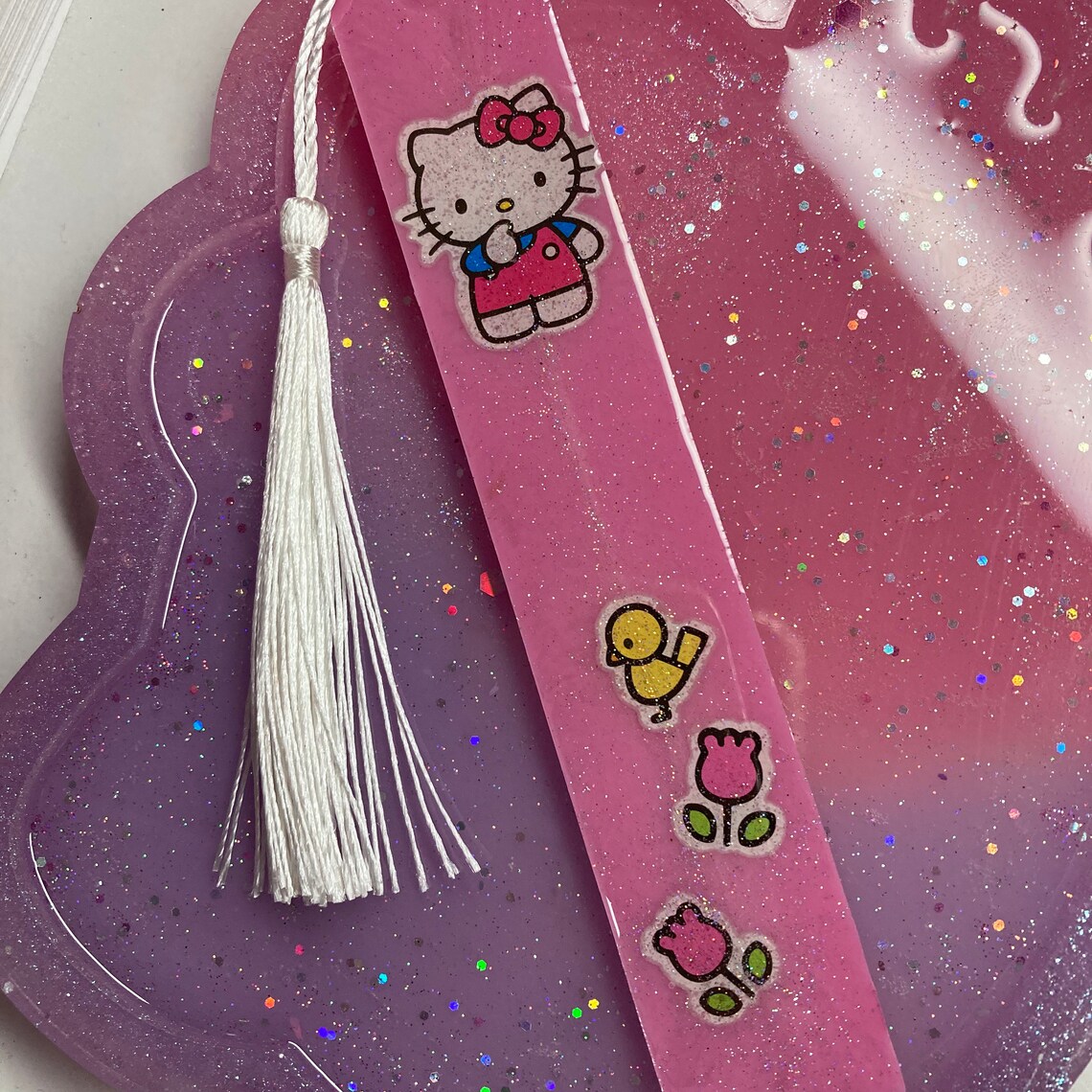 Bookmark hello Kitty handmade gift for grad graduation | Etsy