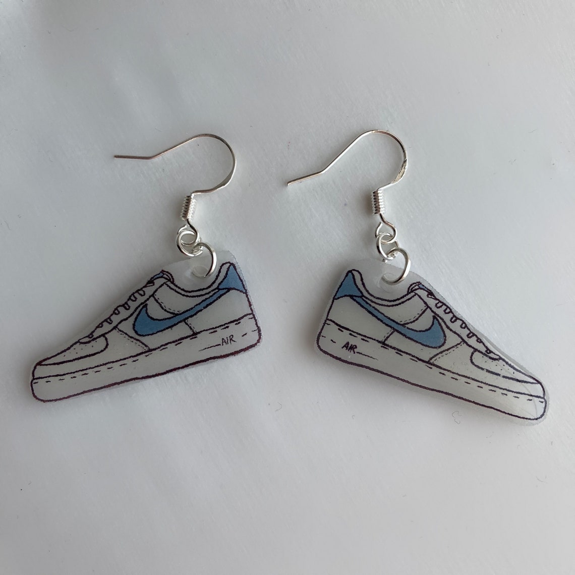 Nike earring unique earrings drop earrings Nike shoes Nike | Etsy