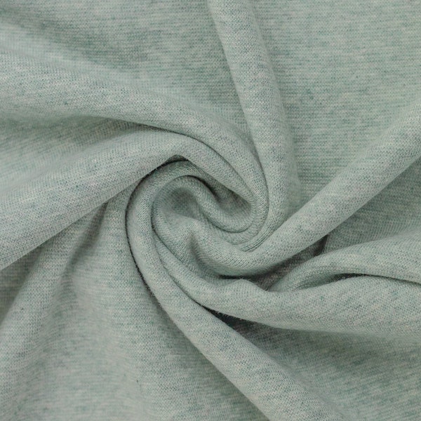 0,5M Bündchen/Strickschlauch  *Heike melange mint*– meliert Kinderstoffe