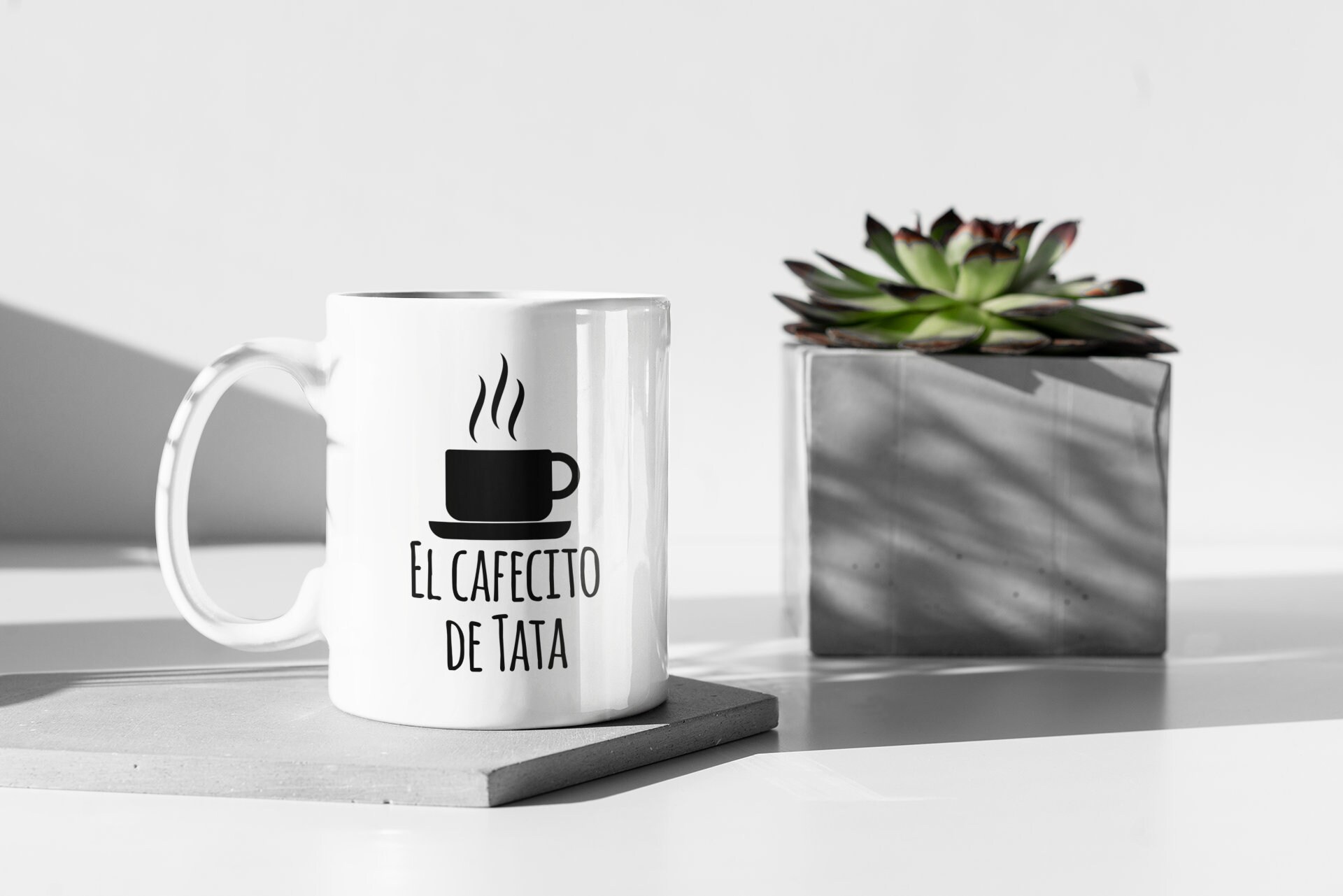 El Cafecito De Tata Mug 11oz 15oz Novelty Gift Spanish Grandpa Coffee ...