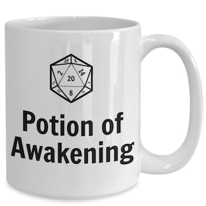 Potion of Awakening Mug 11oz 15oz novelty gift dnd mug d&d mug dungeons and dragons mug dungeon dragon coffee mug dnd cup dnd gift dnd mugs
