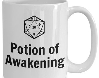 Potion of Awakening Mug 11oz 15oz novelty gift dnd mug d&d mug dungeons and dragons mug dungeon dragon coffee mug dnd cup dnd gift dnd mugs