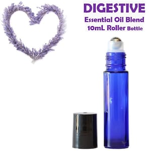 TUM-EASE BLEND ~ Digestive Essential Oil Blend - Bloating Relief ~ Upset Stomach Relief ~ Natural Bloating Relief ~ in a 10mL Roller Bottle