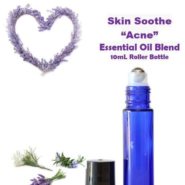 ACNE Oil Blend, BLEMISH REMOVAL, Skin Sooth Blend ~ Pimples ~ Clear Complexion, Blackhead Treatment ~ Essential Oil 10 mL Roller Bottle