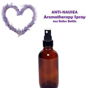 ANTI-NAUSEA Diffuser Spray, Aromatherapy, Anti-Nausea Oil, Morning Sickness, Nausea, Motion Sickness, Upset Stomach, Helps with dizziness