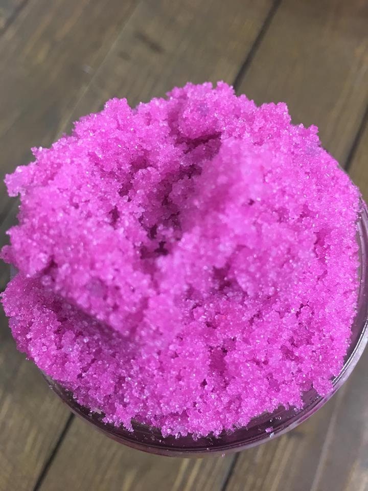 Sweet Geranium Body Scrub, Body Scrub, Sugar Scrub, Sugar Body Scrub