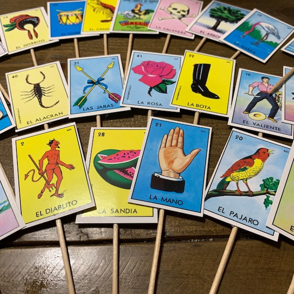 Loteria Themed Party Decorations Etsy
