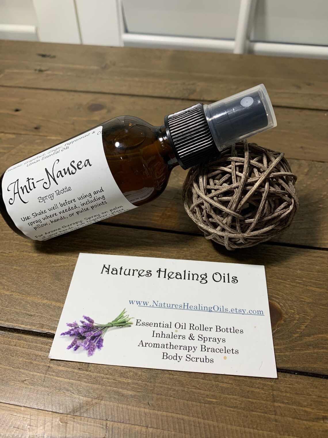 ANTINAUSEA Diffuser Spray, Aromatherapy, Antinausea Oil, Morning Sickness, Nausea, Motion