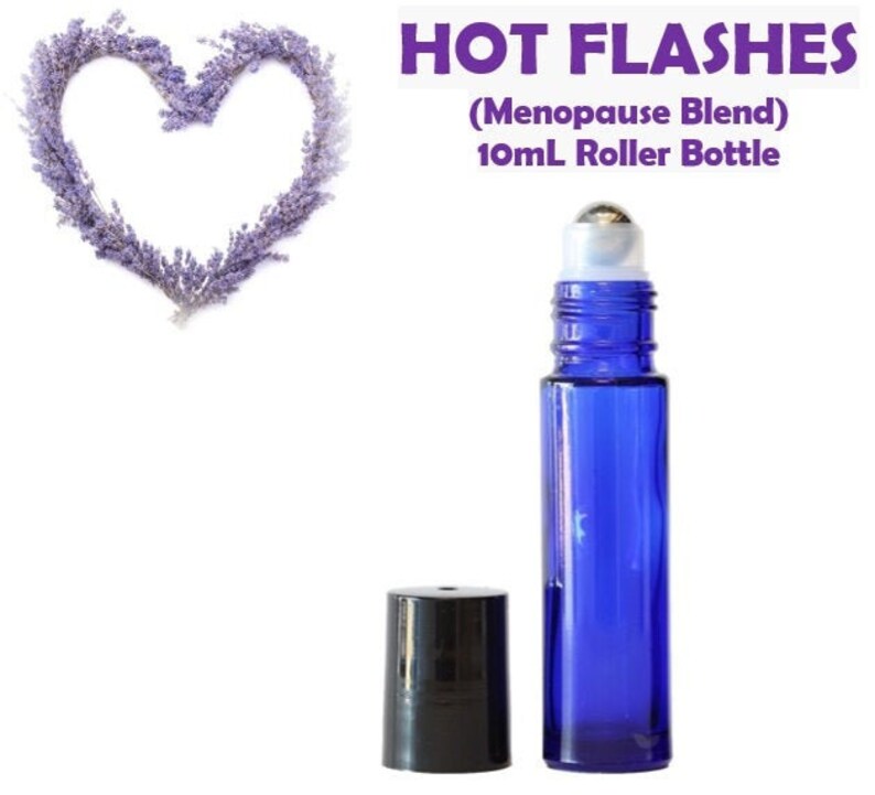 Hot Flashes Blend 10ml Roller Menopause Blend Night Sweats Etsy