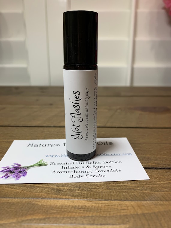 Hot Flashes Blend 10mL Roller, Menopause Blend, Night Sweats, Hormone Balance, Overheat, Calms Emotions, Hormone Wreck, Emotional Balance