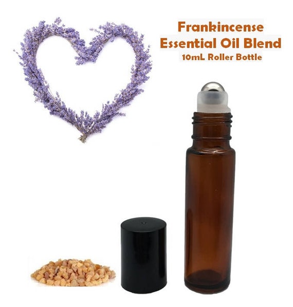 FRANKINCENSE Essential Oil Blend Supports Healthy Cellular Functionreduce  the Appearance of Skin Imperfections 10ml Roller Glass Bottle 