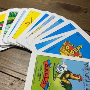 Traditional Original Loteria Bingo Game Deck of Cards