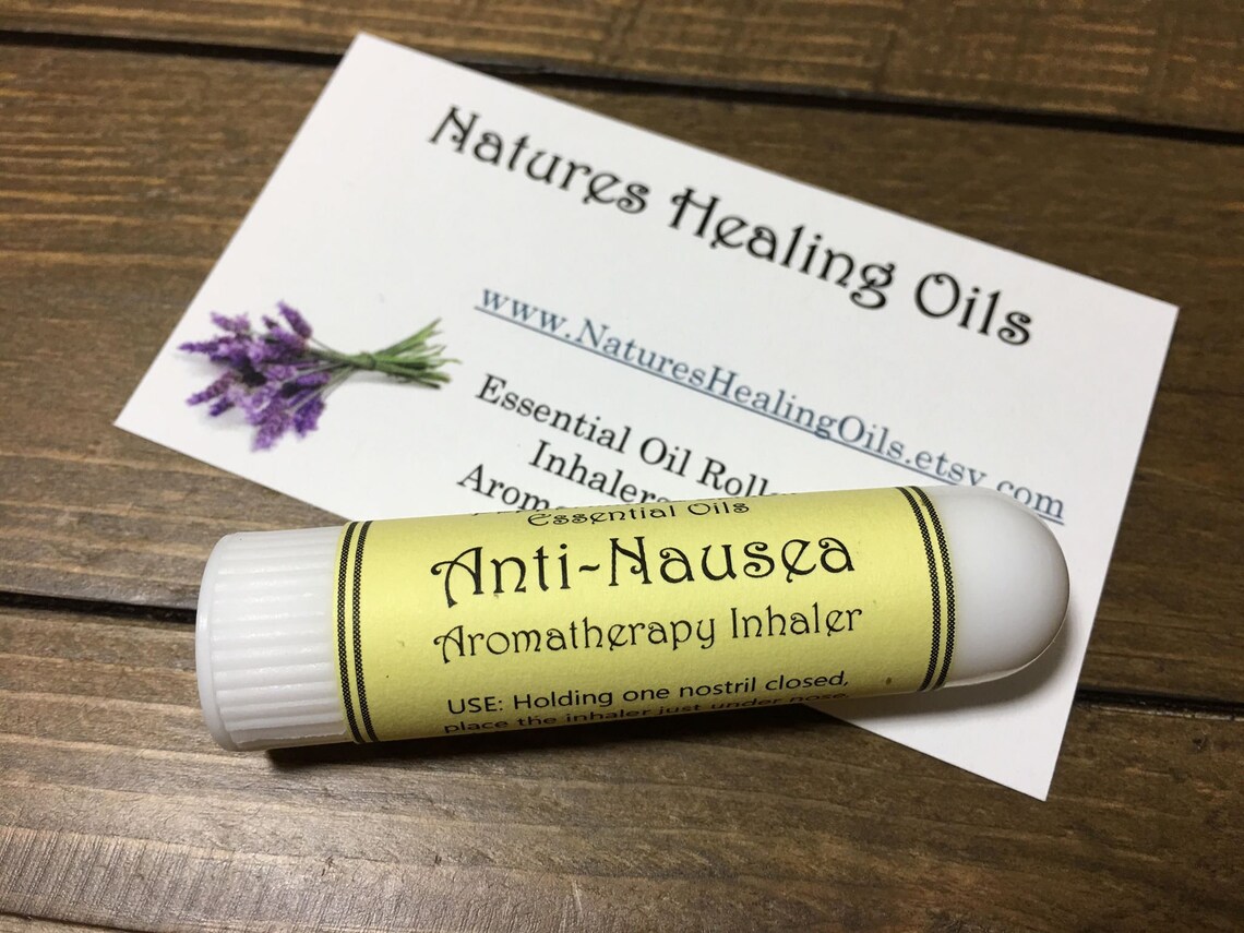 NAUSEA BLEND Essential Oil Aromatherapy Inhaler Antinausea Etsy