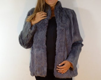 Vintage Rabbit French Fur Jacket