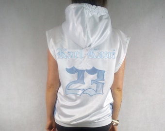 KARL KANI Fashion Designer Size M Vest / Hip Hop / sleeveless hoodie