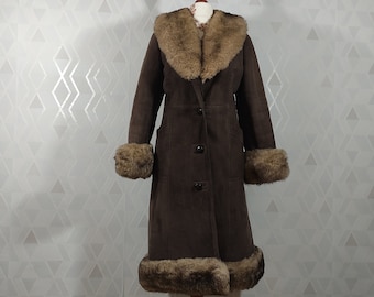 vintage 1970 Penny Lane irréel en peau de mouton presque célèbre des années 70/60 Hippie Boho manteau Panny Lane en peau de mouton manteau_