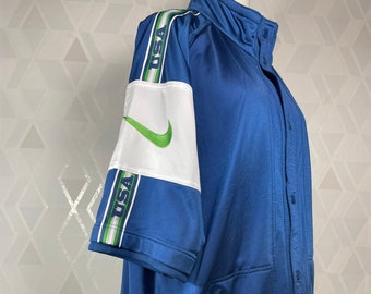 Giacca vintage Nike Tracktop Big Logo Block Made in Indonesia_