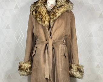 Vintage INSANE GORGEOUS Penny Lane 60/70s shearling sheepskin princess coat. One of a kind! Penny Lane afghan 1960s Coat