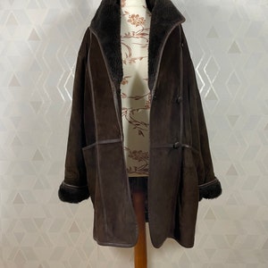 Vintage Made in Italy Pelucci Suede Oversized Italian Jacket _