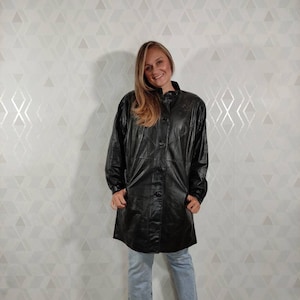 Vintage Youth Real Leather Coat Jacket