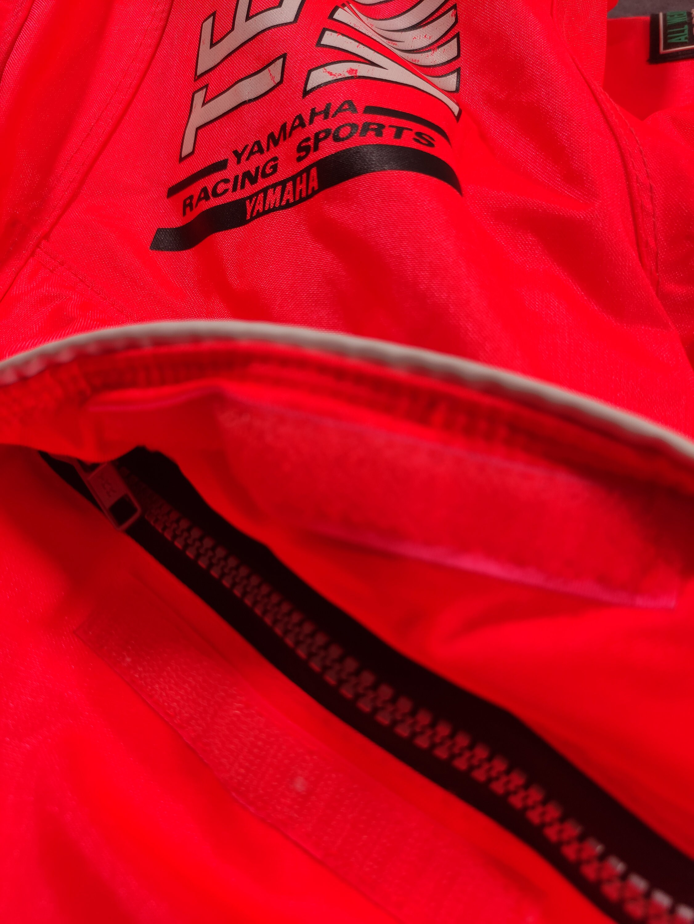 Vintage YAMAHA Team Yamaha Racing Sports Orange Jacket Size Vintage YAMAHA Team Yamaha Racing Sports Orange Jacket Size