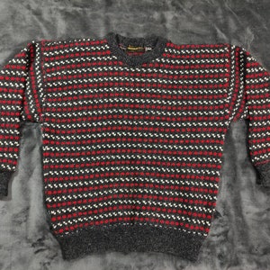 Wool Devold Norwegian Sweater Fair Isle Pullover * Made in Norway Sweater Size M/50