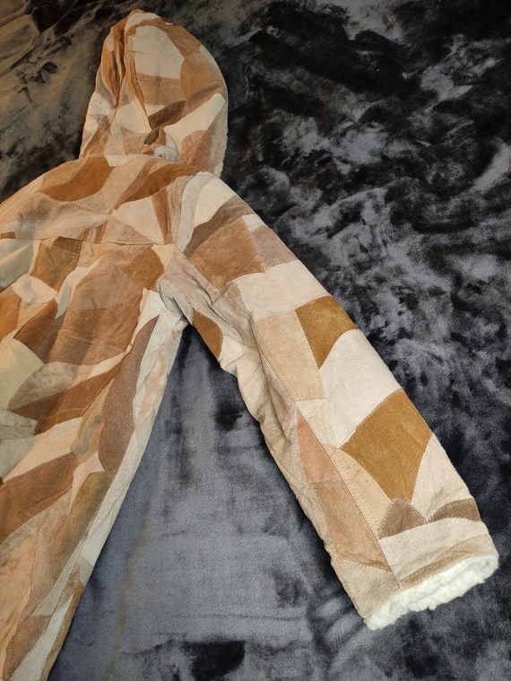 Vintage_Unique 80s Patchwork Jacket Winter Insula… - image 9