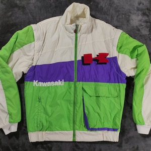 Vintage * Kawasaki Hein Gericke Jacket and Vest 2in1 Size XL / L