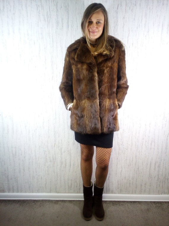 Vintage Real Fur Echt Pelz Real Fur