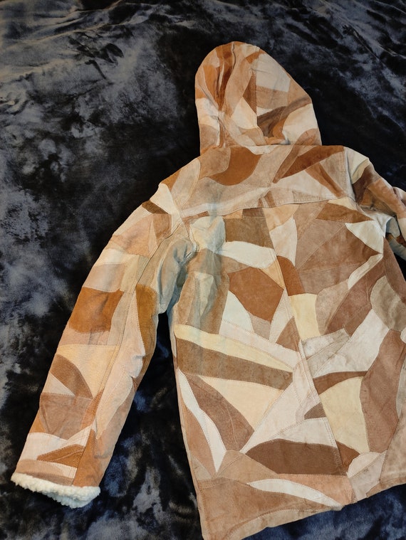 Vintage_Unique 80s Patchwork Jacket Winter Insula… - image 8