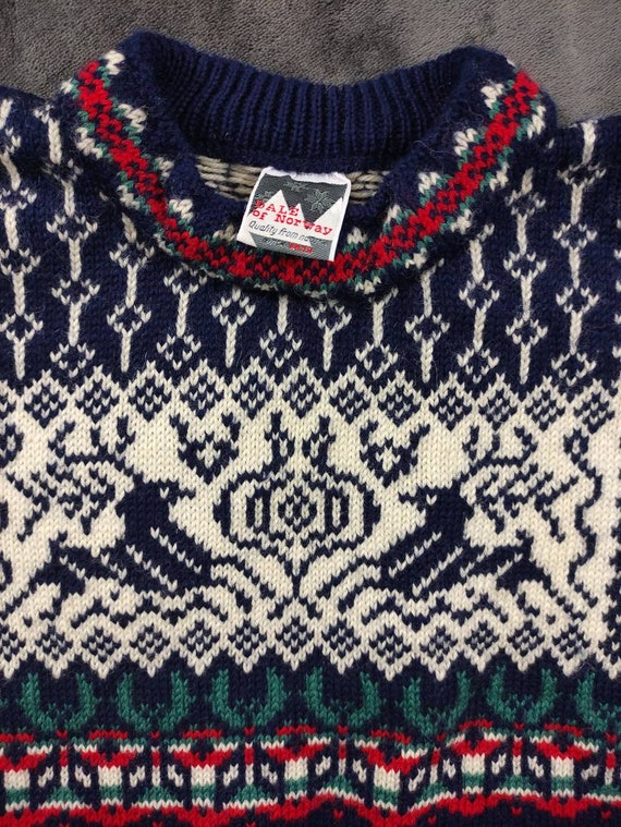 Dale * Of Norway Size L Jumper Scandinavian Sweater P… Gem