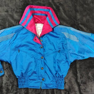 SALE Vintage * Bogner Ski Jacket  Decorated With Stars Made in West Germany Ski Jacket Size 30 USA 10