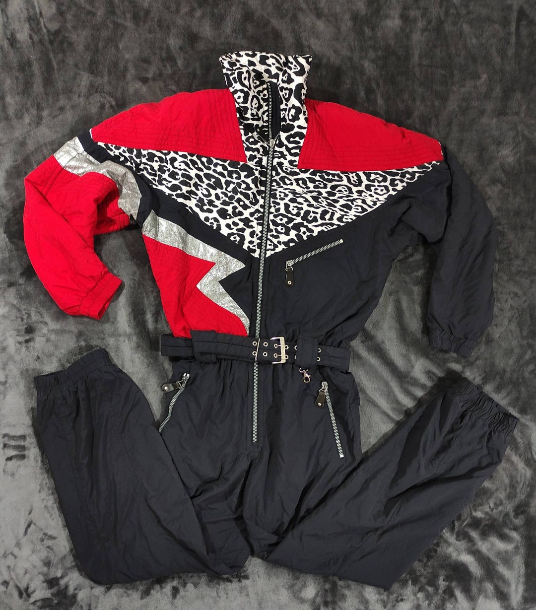 Vintage HEAD Sports Wear Animal Printed Ski Suit_ Ireland
