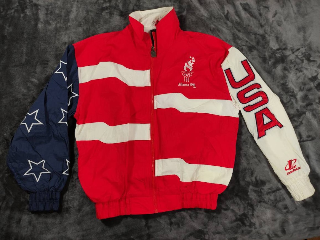 Vintage Atlanta 1996 Authentic Olimpic Games USA 1996 Windbreaker