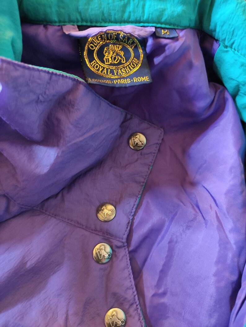 Vintage* Ski Suit Queen of Saaba Royal Fashion London Rome Size M Paris