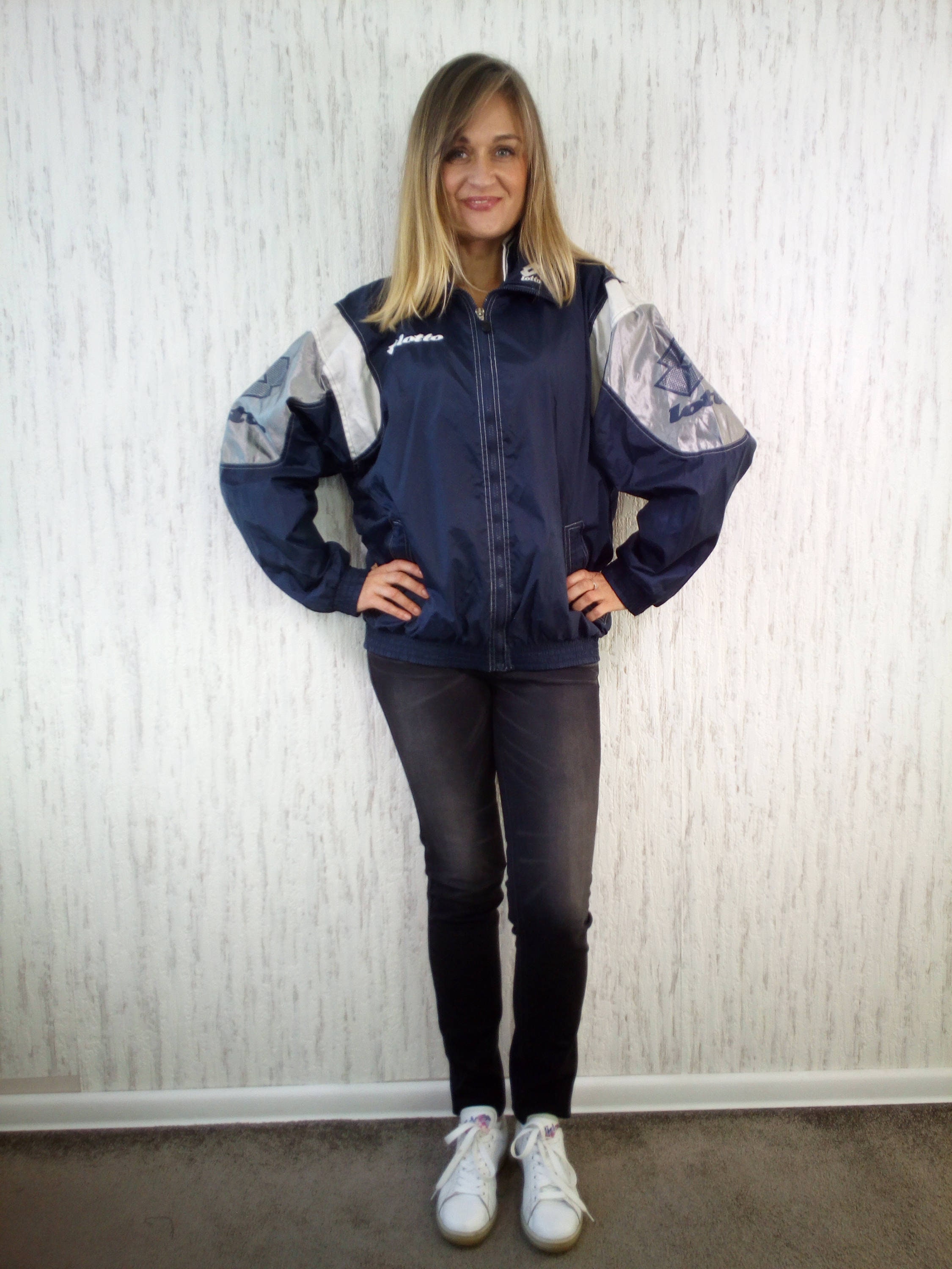 Vintage Lotto - Calcio Italia Sport Windbreaker Jacket Italy Size