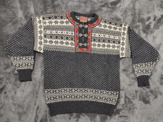 Vintage Christiania Wool Norway Jumper Scandinavi… - image 1