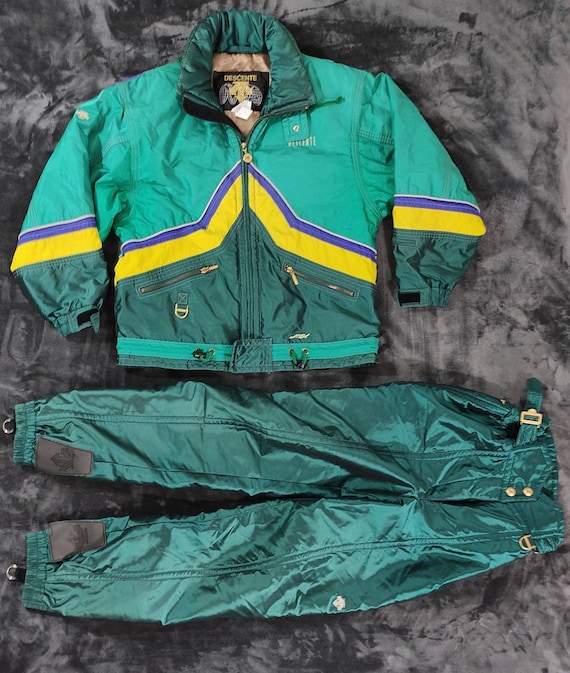 Vintage Descente Two Piece Ski Suit Made in Hong Kong_ - Etsy