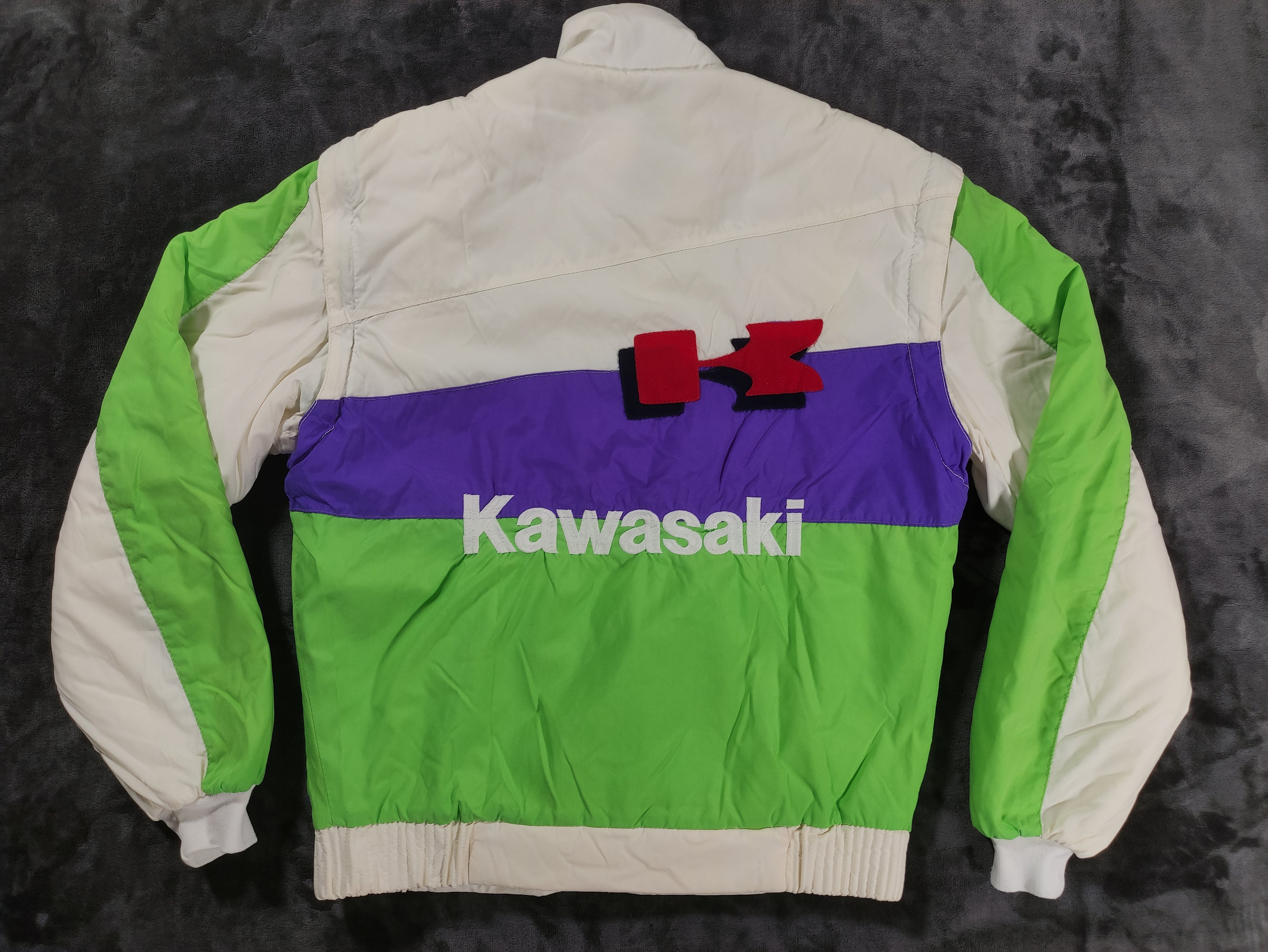 80s〜 Kennington 2way drizzler jacket XL Vintage * Kawasaki Hein Gericke Jacket and Vest 2in1 Size XL / L