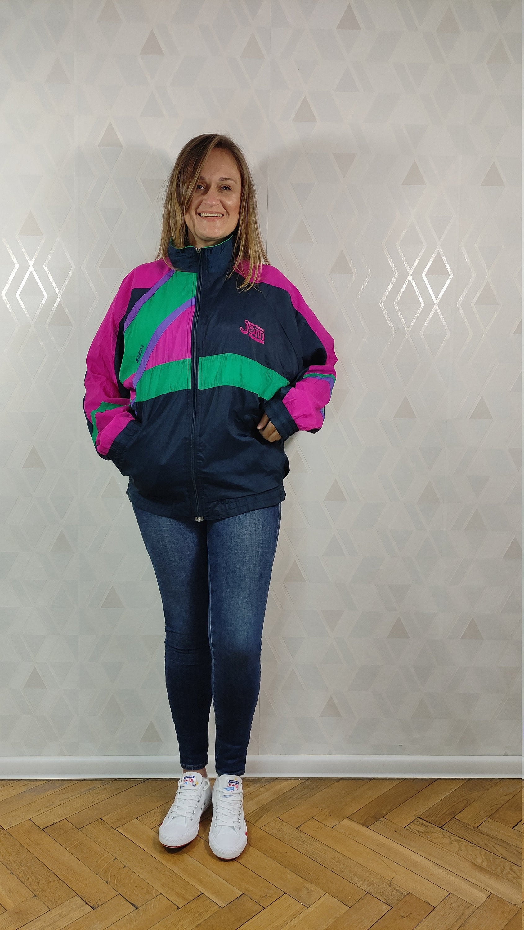 Vintage Massita Clour Black Windbreaker Festival Jacket - Etsy Vintage Massita Clour Black Windbreaker Festival Jacket - Etsy