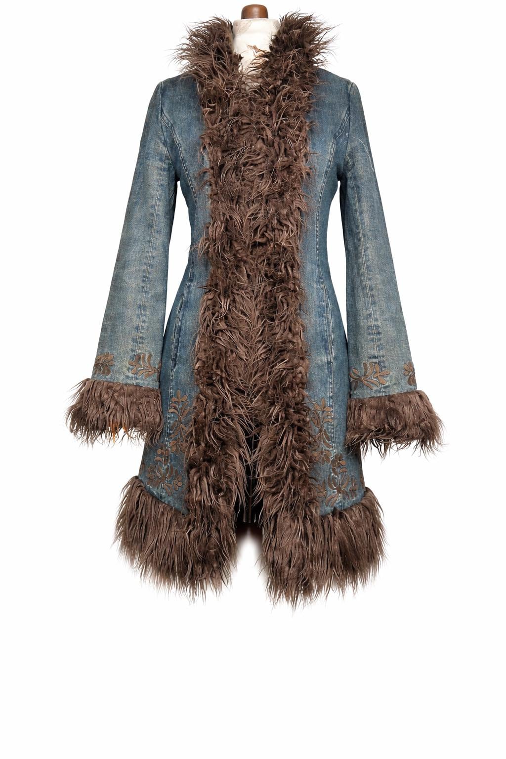 THE ULTIMATE Shaggy Jeans & Faux Fur Vegan Penny Lane 70s Style