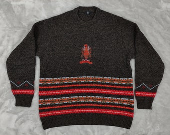 Vintage Bogner 100% Schurwolle Pullover Wollpullover
