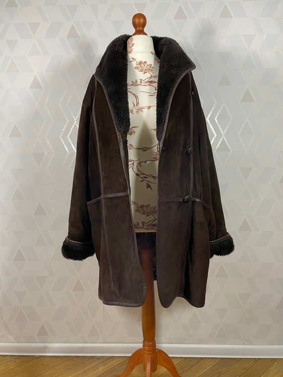 Italian Vintage Belted Suede Jacket - S/M Italy Vintage - Suede Jacket