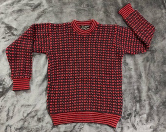 Suéter noruego Devold de lana Fair Isle Jersey * Lady L 42 // Hombres 48