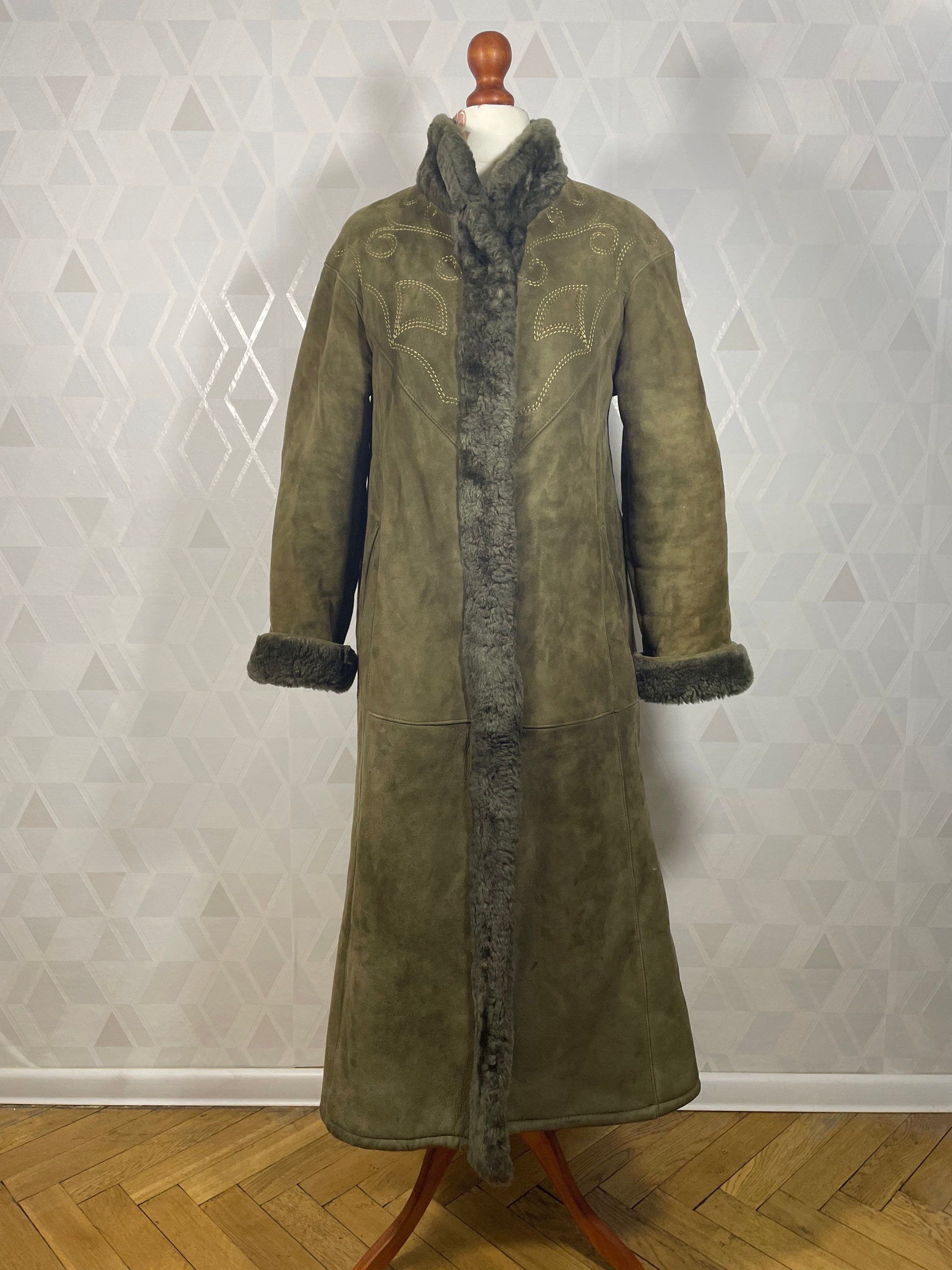 ムートンコート　トルコ製 良品◎Josephine ジョセフィーヌ ダブルフェイス ロングムートンコート