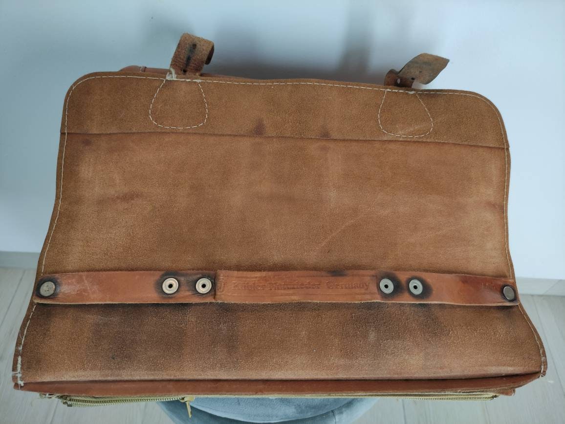 Torba vintage Made in West Germany / JJ Kübler Naturleder Germany