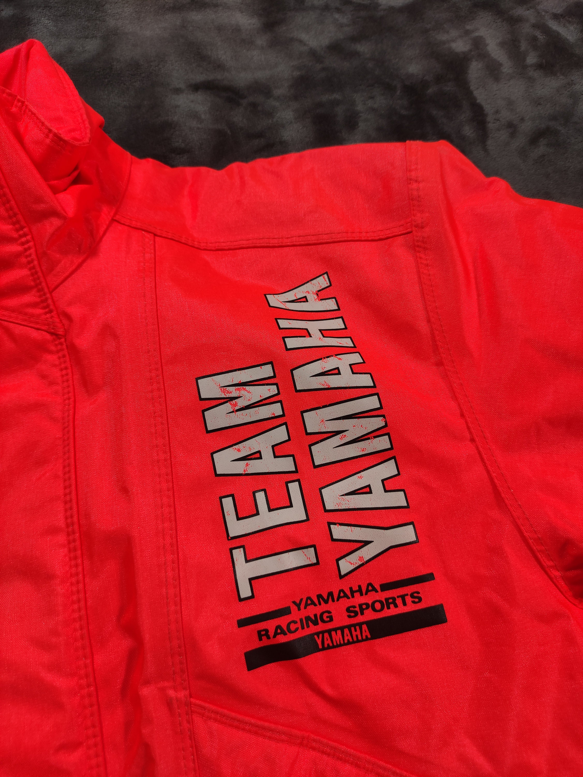 Vintage YAMAHA Team Yamaha Racing Sports Orange Jacket Size Vintage YAMAHA Team Yamaha Racing Sports Orange Jacket Size