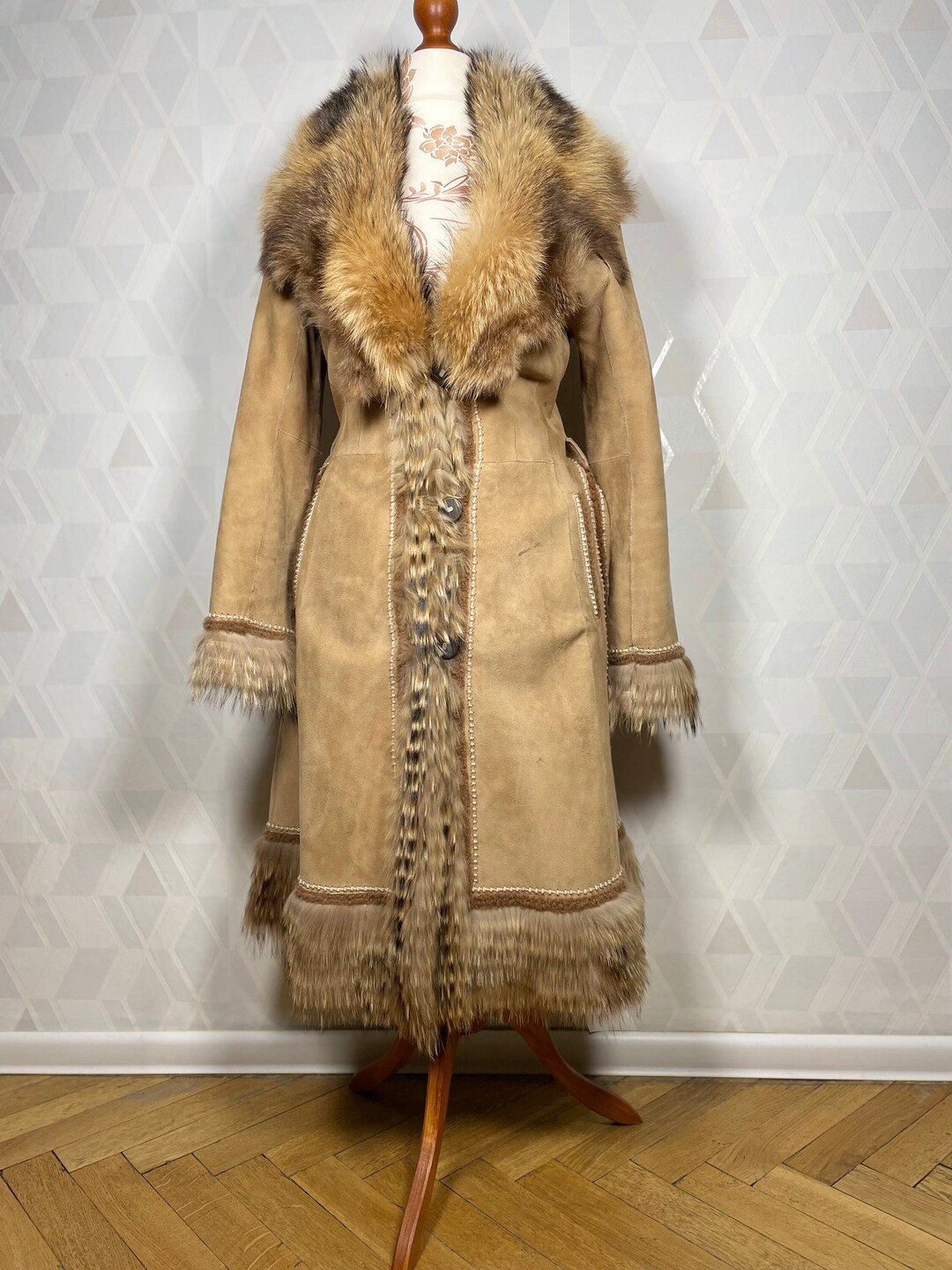 Suede and Faux Fur Penny Lane (M)