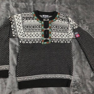 Vintage * Norwear Sweater Wool Jumper Ski Sweater 30% Wool