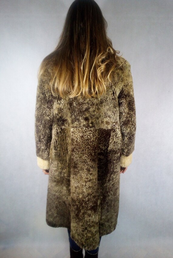 Penny Lane  Astrakhan Fur Coat Real Fur Long Coat… - image 4